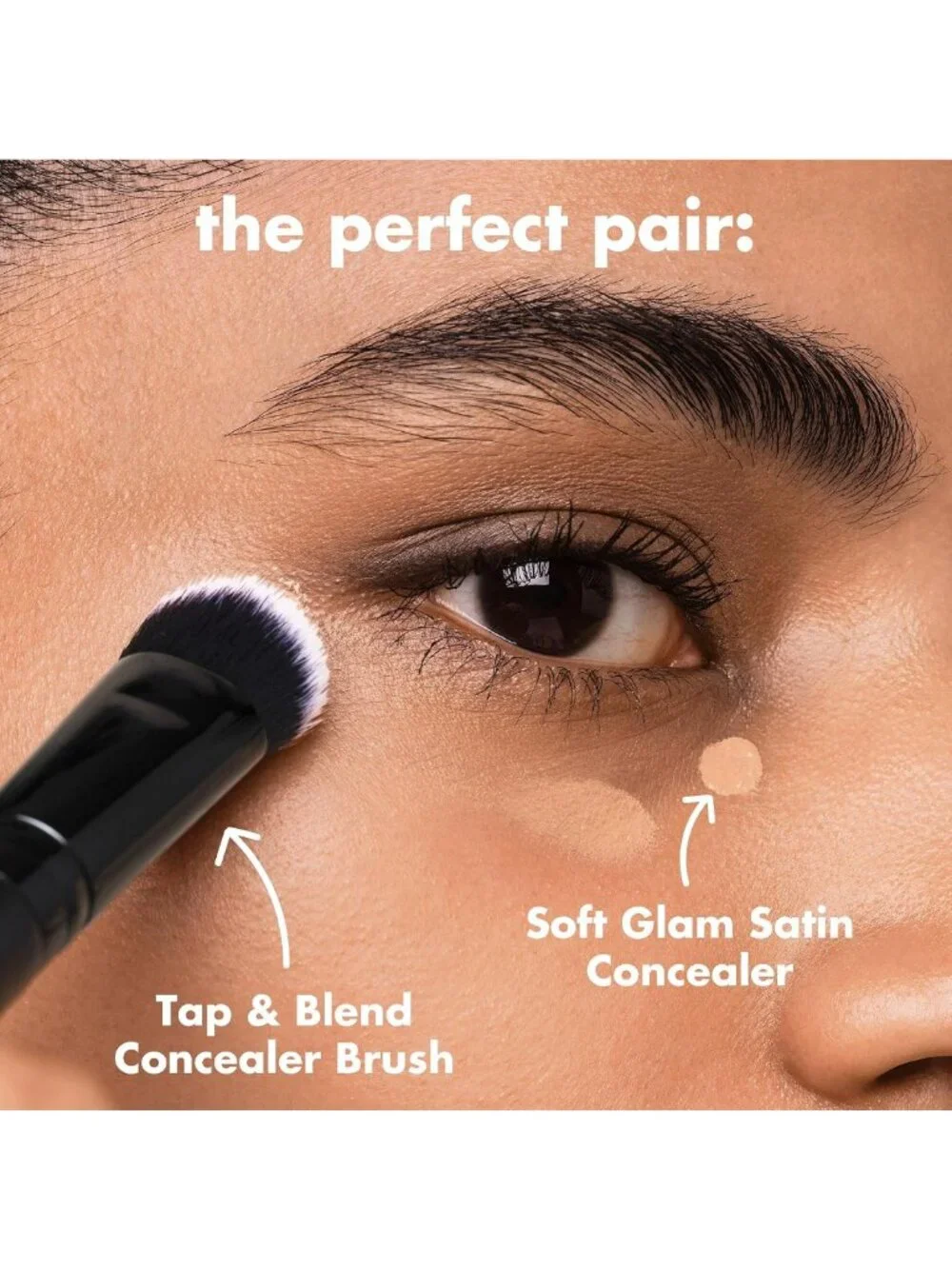 Precision Concealer Brush for Blemishes & Dark Spots - Vegan, Cruelty-Free